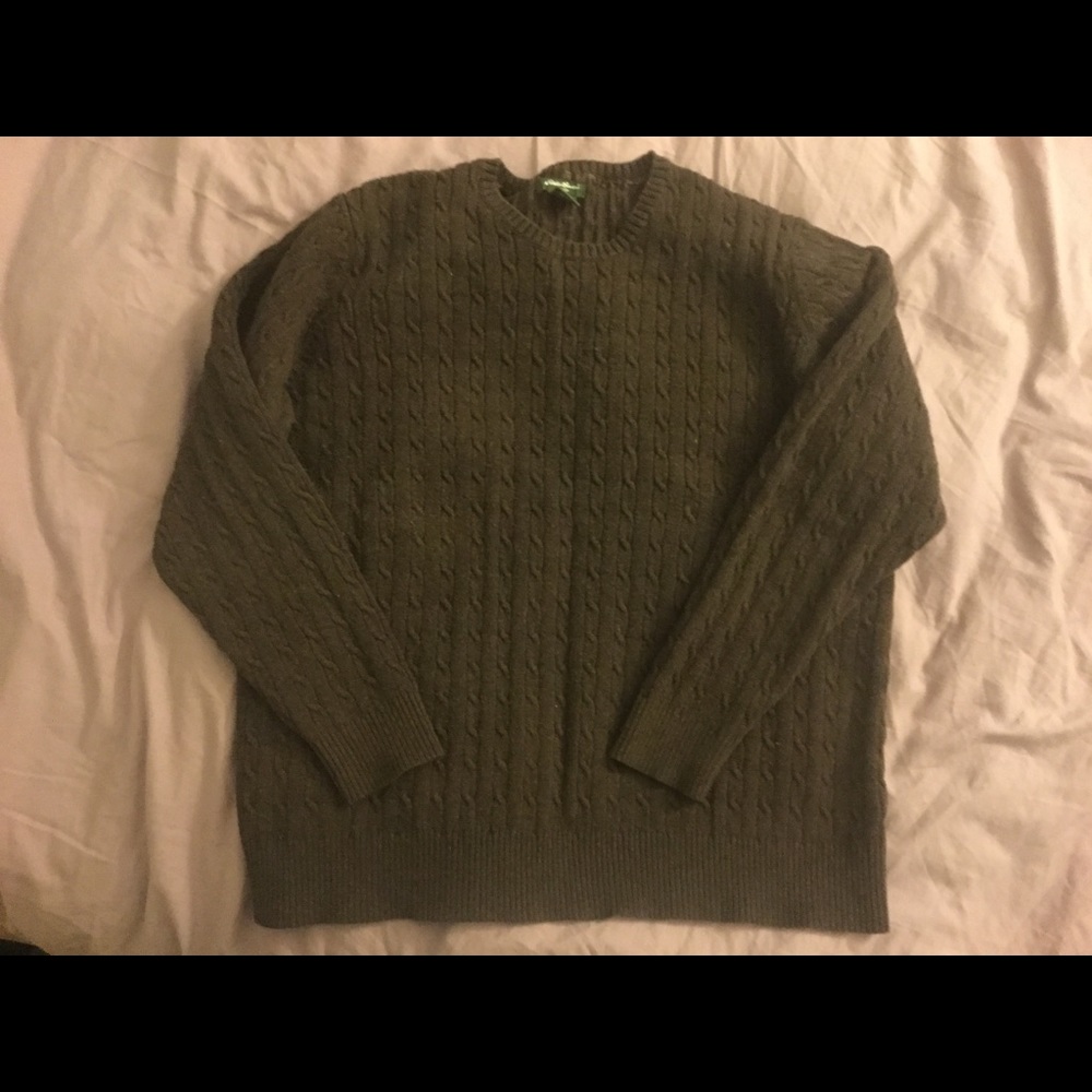 VGUC Chocolate Eddie Bauer sweater, size XXL